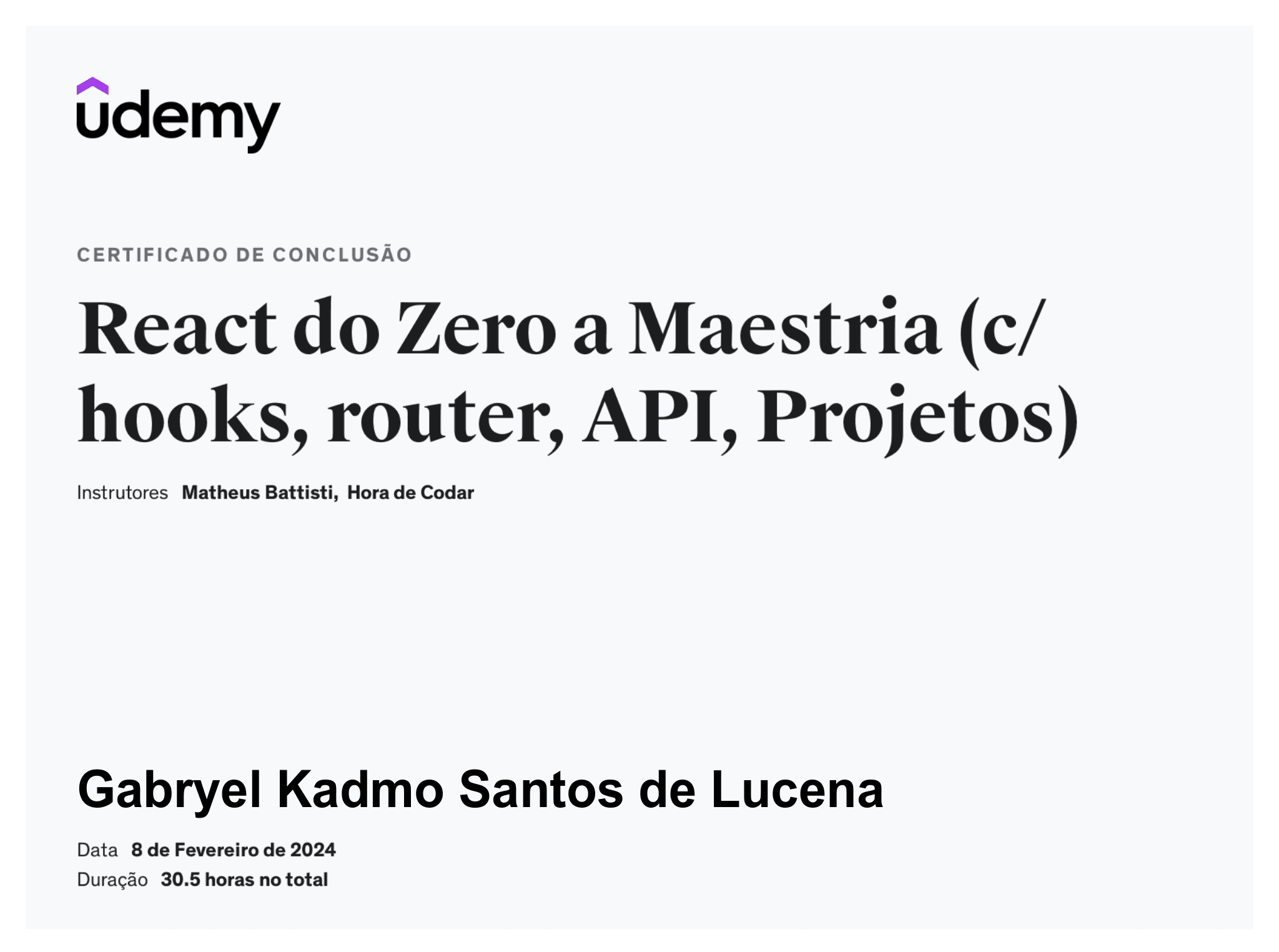 React - Zero à Maestria